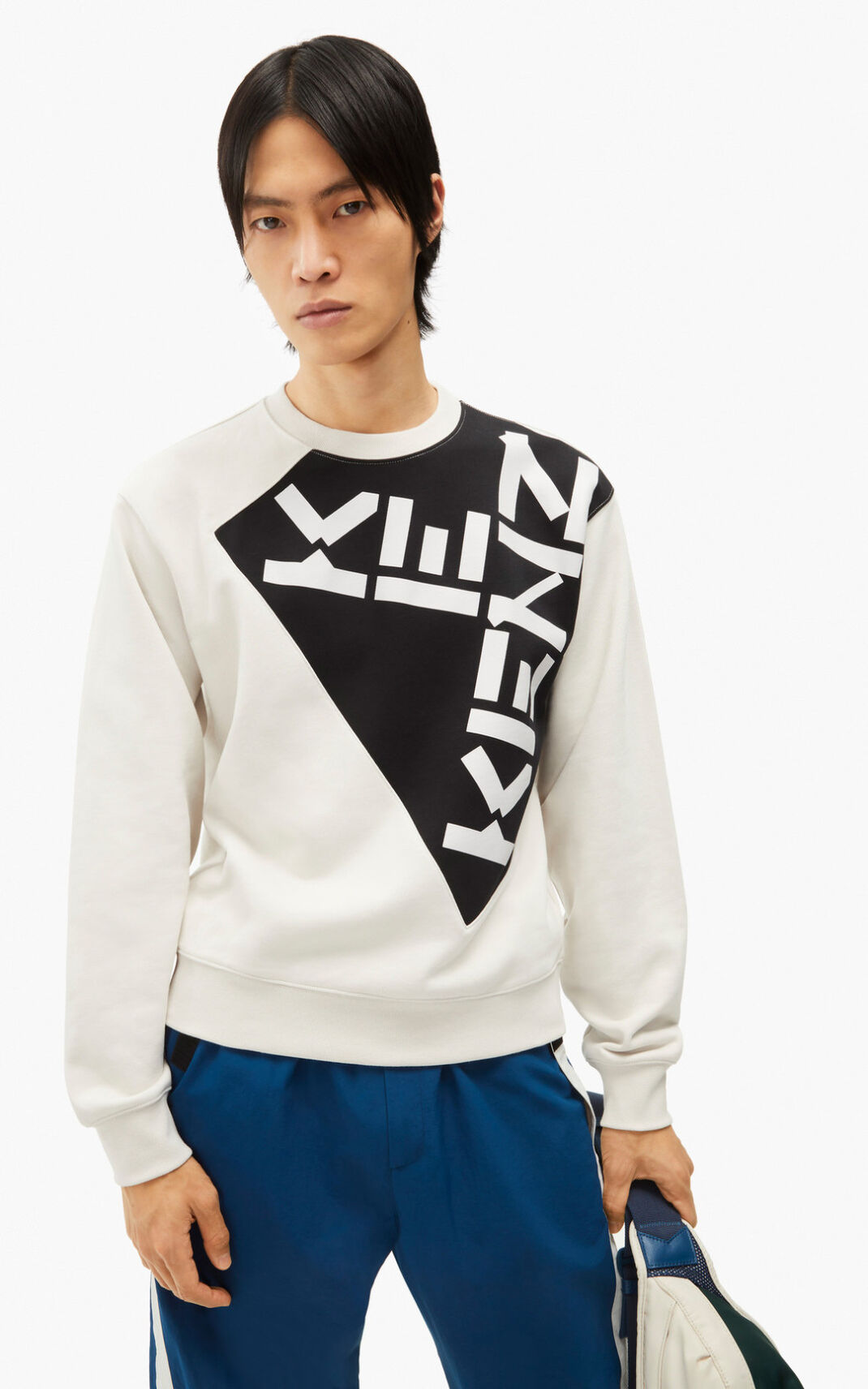 Kenzo Sport Sweatshirt Grey For Mens 9134BJKDG
